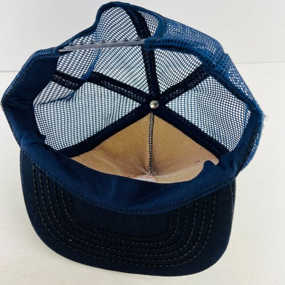 Seagrams 7 Crown Trucker Hat Baseball Style Cap O/S Embroidered Logo - Picture 7 of 7